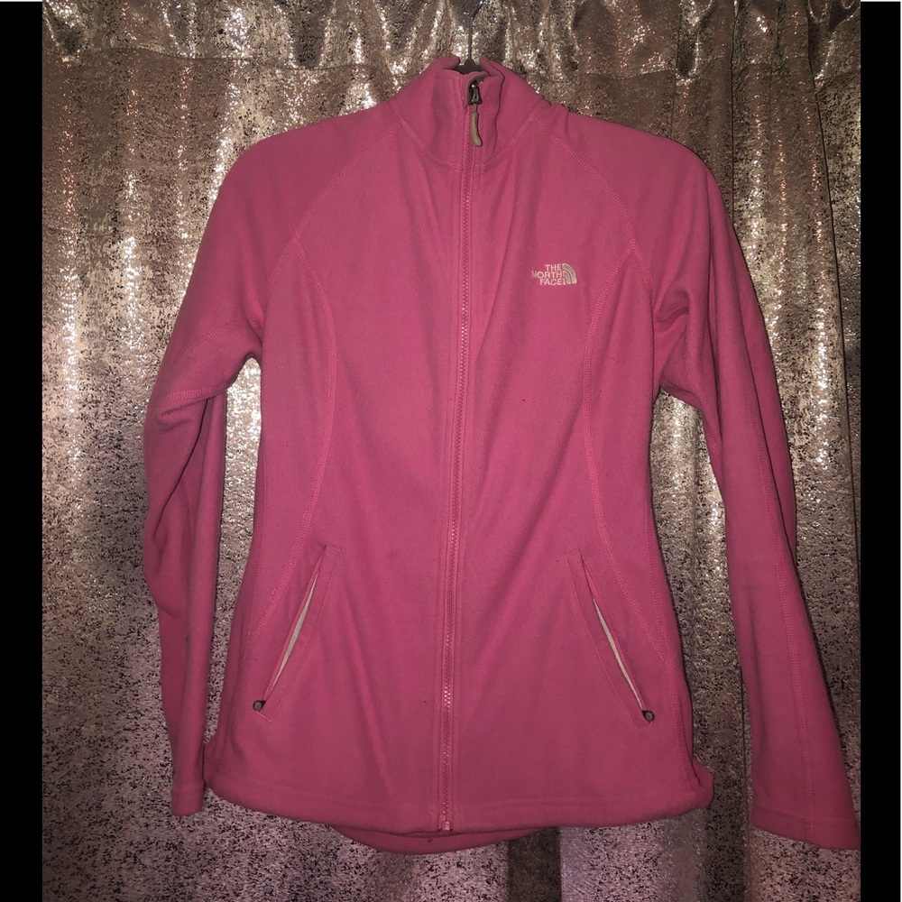 The North Face fleece zip up.